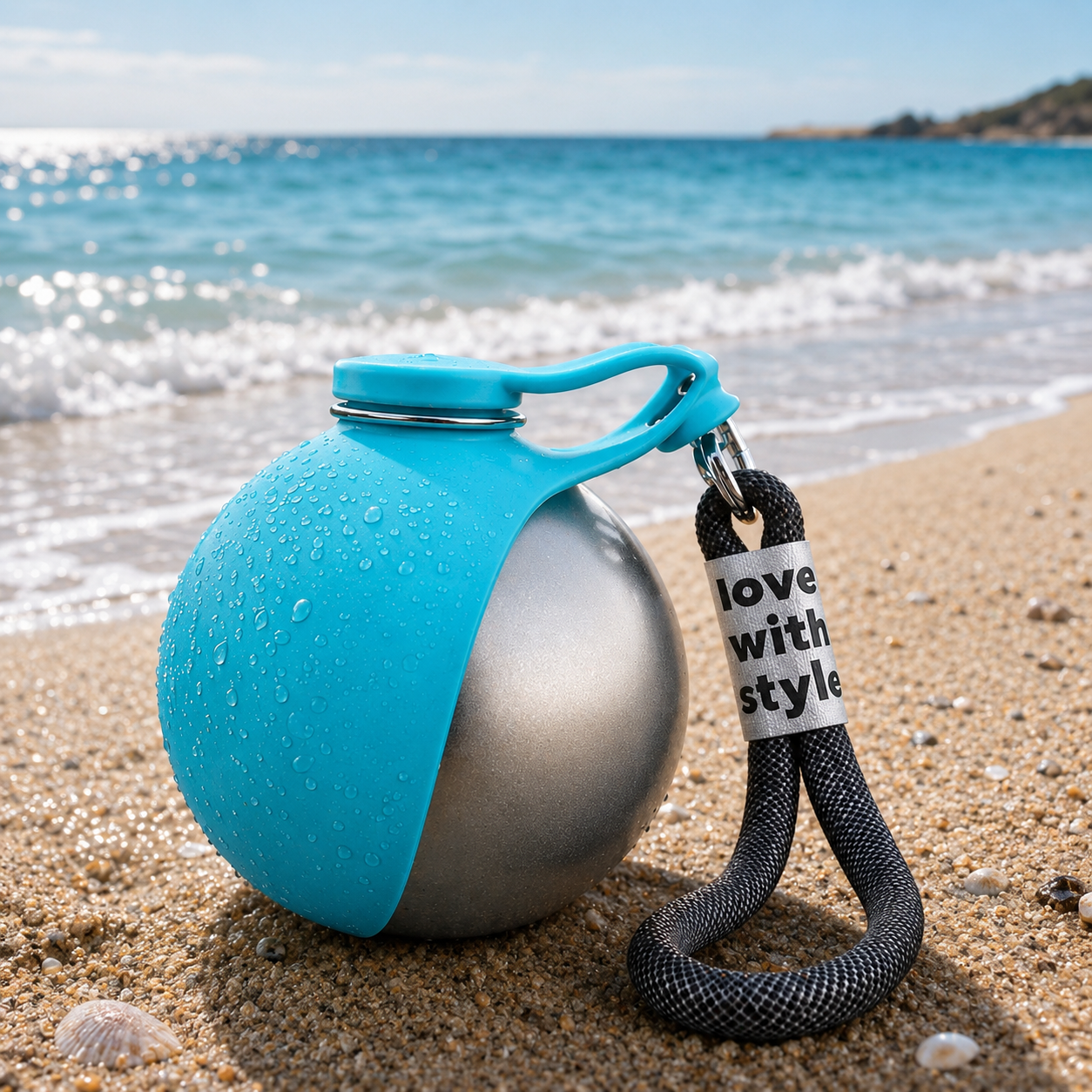 The 2-in-1 Stainless Steel Dog Travel Bottle